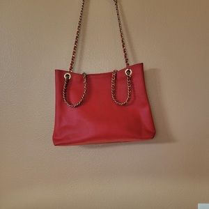 Fashion tote red beautiful